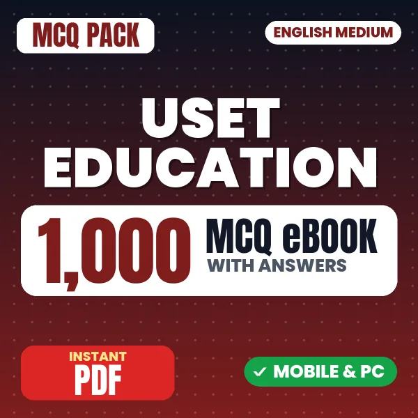 Uttarakhand SET Education Exam – 1000 MCQ eBook with Answers | English Medium PDF Download
