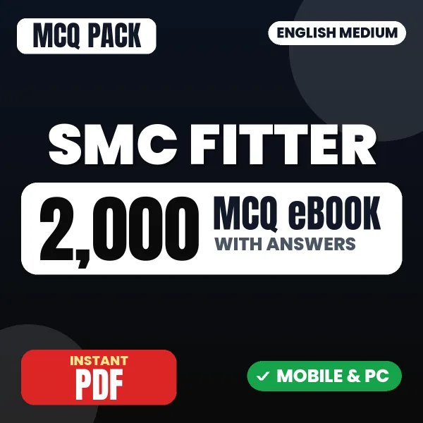 SMC Fitter Exam – 2000 MCQ eBook with Answers | English Medium PDF Download