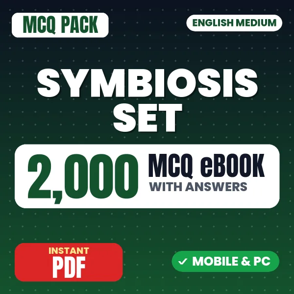 Symbiosis SET Exam – 2000 MCQ eBook with Answers | English Medium PDF Download