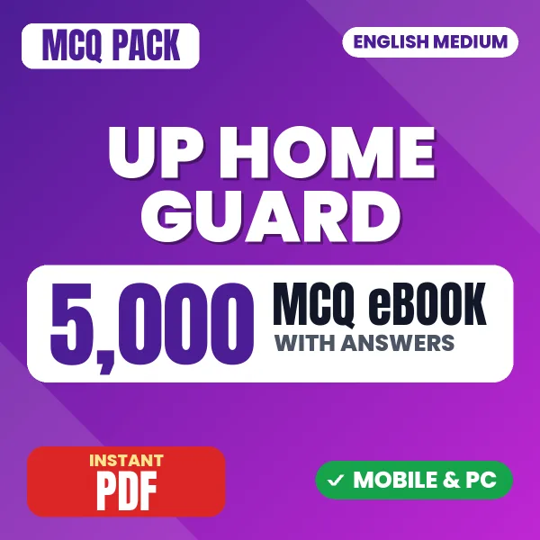UP Home Guard Exam – 5000 MCQ eBook with Answers | English Medium PDF Download