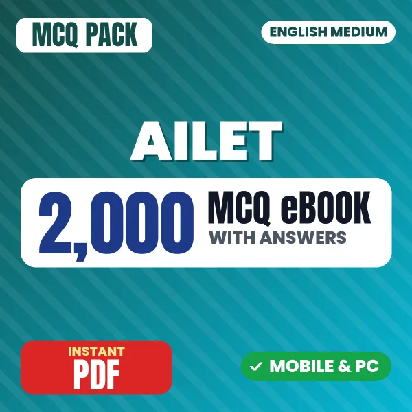 AILET LLB Exam – 2000 MCQ eBook with Answers | English Medium PDF Download