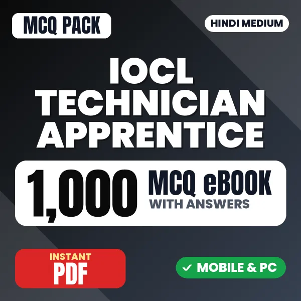 IOCL Technician Apprentice Exam (Civil) – 1000 MCQ eBook with Answers | Hindi Medium PDF Download