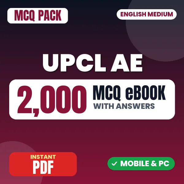 UPCL AE Exam (Civil) – 2000 MCQ eBook with Answers | English Medium PDF Download