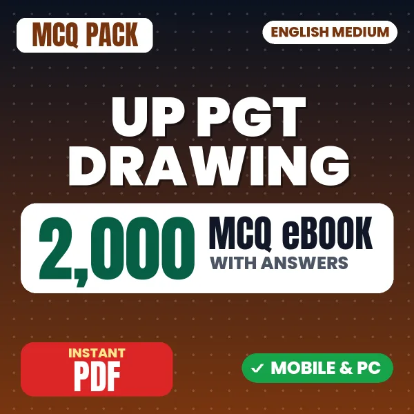UP PGT Drawing Exam – 2000 MCQ eBook with Answers | English Medium PDF Download