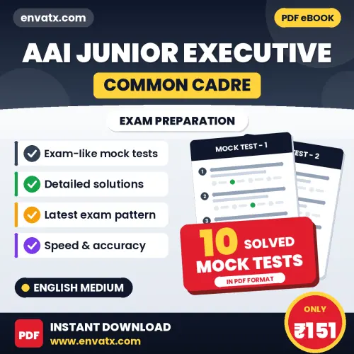 AAI Junior Executive (Common Cadre) Exam Mock Test Series (English): 10 Exam-Like Mock Tests with Answers