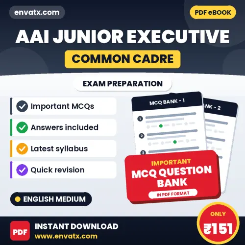 Crack AAI Junior Executive (Common Cadre) Exam with This MCQ Practice Book PDF in English – Instant Download