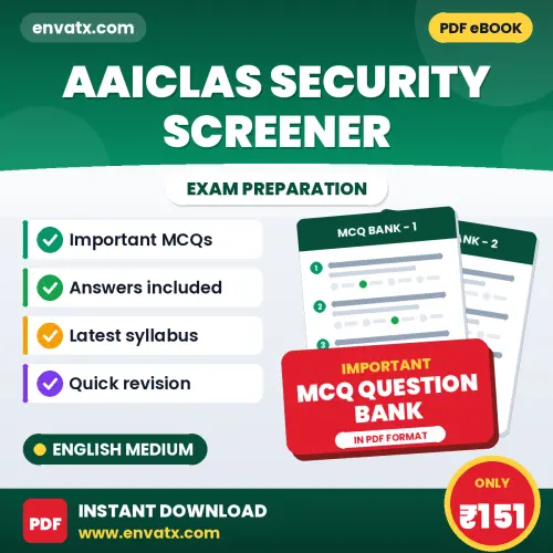 Prepare for AAICLAS Security Screener Exam with Multiple Choice Questions & Answers PDF in English
