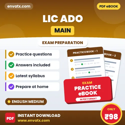 Best Digital Book for LIC ADO (Main) Exam in English | Latest Syllabus-Based Practice Questions