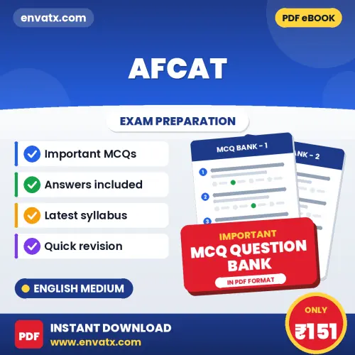 Buy AFCAT Exam Objective Type Questions eBook in English – Latest Pattern MCQ Collection