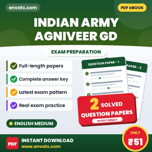 Indian Army Agniveer GD Question Paper PDF in English – 2 Full-Length Question Papers with Answer Key