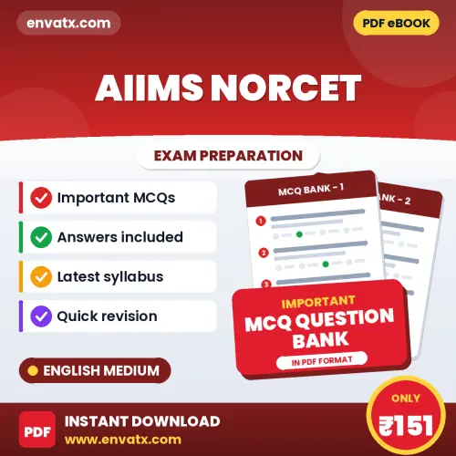 Prepare for AIIMS NORCET Exam with Multiple Choice Questions & Answers PDF in English