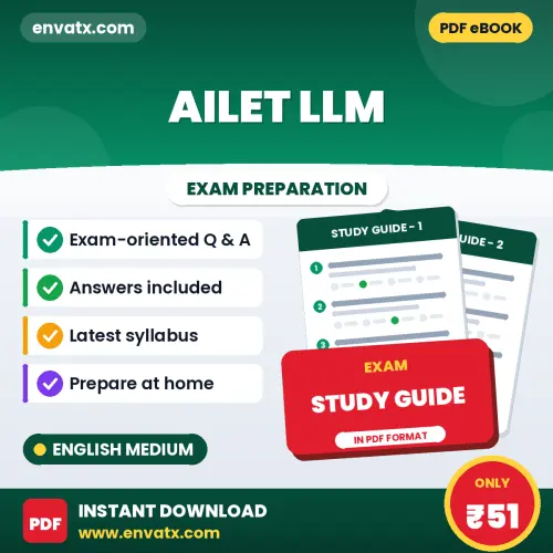 AILET LLM Exam Guide PDF in English – Important Questions for Quick Revision