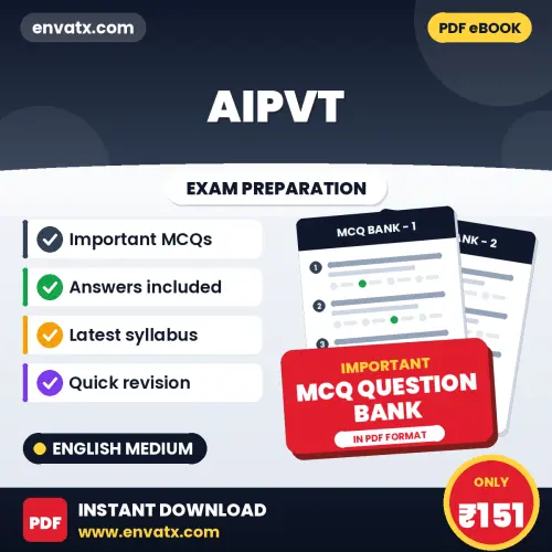 Crack AIPVT Exam with This MCQ Practice Book PDF in English – Instant Download