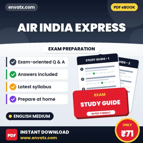 Air India Express Exam Guide PDF in English – Important Questions for Quick Revision