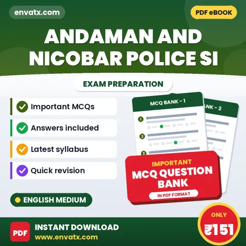 Andaman and Nicobar Police SI Exam Objective Question Bank (English): Solved MCQs Based on the Latest Syllabus