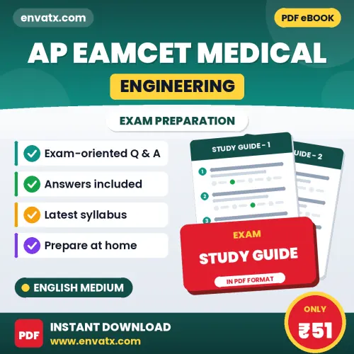 AP EAMCET Medical (Engineering) Exam Guide PDF in English – Important Questions for Quick Revision