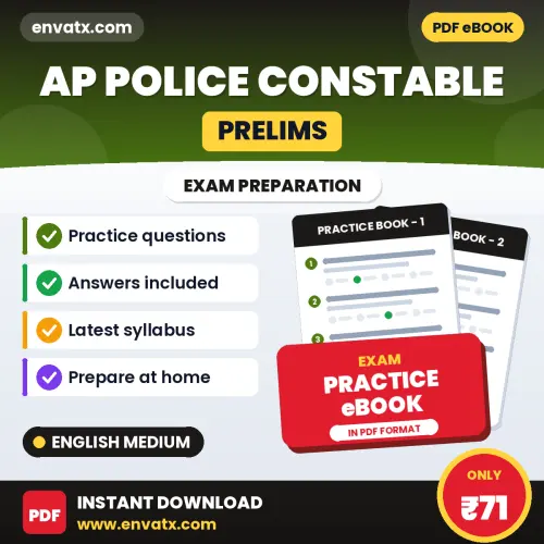 AP Police Constable (Prelims) Exam eBook PDF in English – Complete Practice Material for Smart Preparation