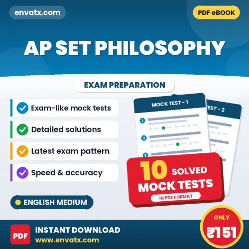 Boost Your AP SET Philosophy Exam Score with 10 Solved Mock Tests in English – PDF eBook