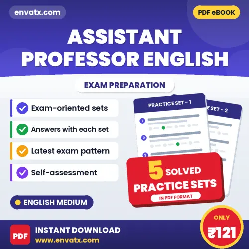 Download 5 Assistant Professor English Practice Sets PDF (English) Based on the Latest Exam Pattern