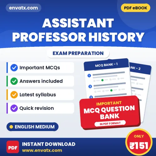 Prepare for Assistant Professor History Exam with Multiple Choice Questions & Answers PDF in English
