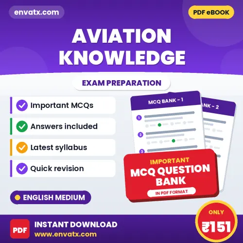 Aviation Knowledge Exam Objective Question Bank (English): Solved MCQs Based on the Latest Syllabus