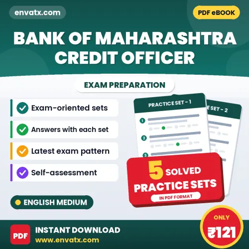 Test Your Bank of Maharashtra Credit Officer Exam Preparation – 5 Solved Practice Sets in PDF Format (English)