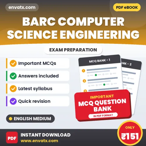 BARC Computer Science Engineering Solved MCQ Book PDF in English – Exam-Oriented Objective Questions for Quick Revision
