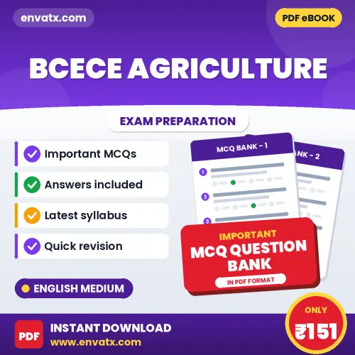 Crack BCECE Agriculture Exam with This MCQ Practice Book PDF in English – Instant Download