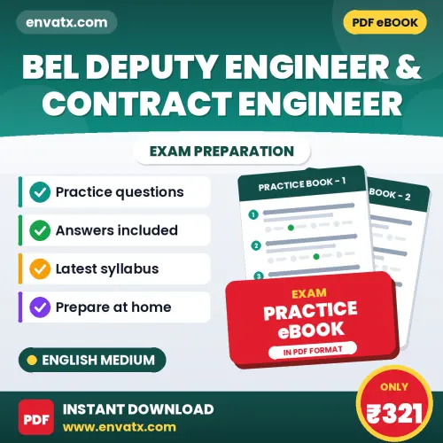 BEL Deputy Engineer & Contract Engineer Exam eBook PDF in English – Complete Practice Material for Smart Preparation
