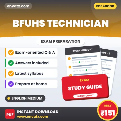 BFUHS Technician Exam Guide PDF in English – Important Questions for Quick Revision