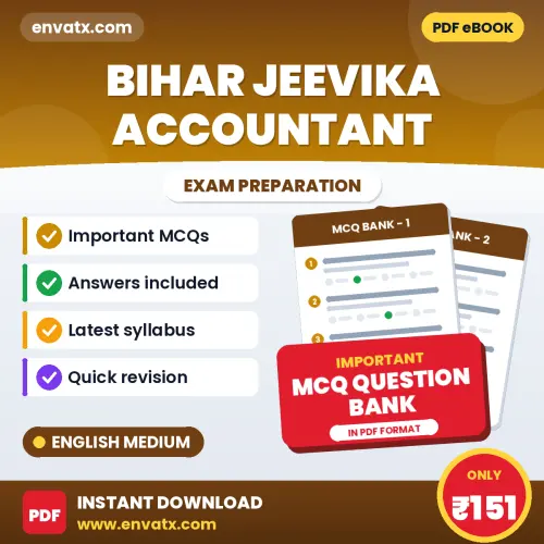 Buy Bihar Jeevika Accountant Exam Objective Type Questions eBook in English – Latest Pattern MCQ Collection