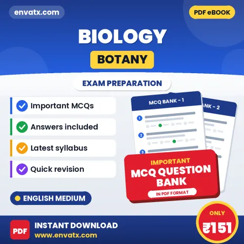 Download Biology (Botany) Exam MCQ PDF in English – Important Objective Questions with Answers