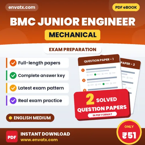 Test Your BMC Junior Engineer (Mechanical) Exam Preparation – 2 Solved Question Papers in PDF Format (English)
