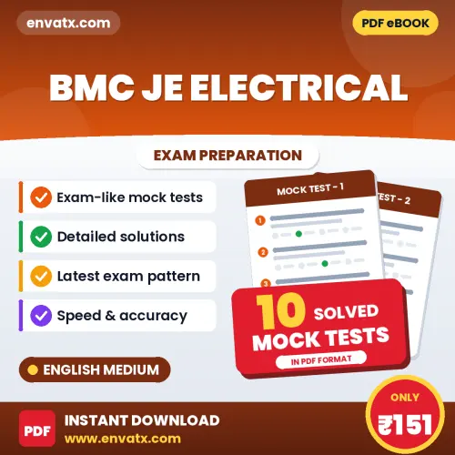 Practice for BMC JE Electrical Exam at Home – 10 Mock Tests PDF in English with Answers