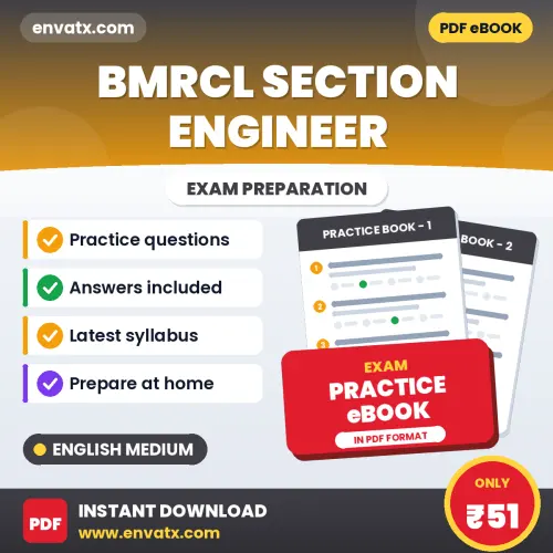 BMRCL Section Engineer Exam eBook PDF in English – Complete Practice Material for Smart Preparation
