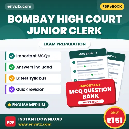 Crack Bombay High Court Junior Clerk Exam with This MCQ Practice Book PDF in English – Instant Download