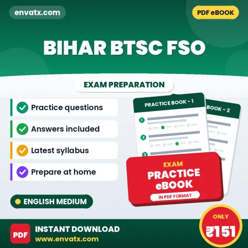 Bihar BTSC FSO Exam eBook PDF in English – Complete Practice Material for Smart Preparation