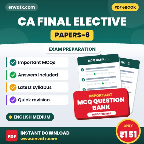 Crack CA Final Elective (Papers-6) with This MCQ Practice Book PDF in English – Instant Download