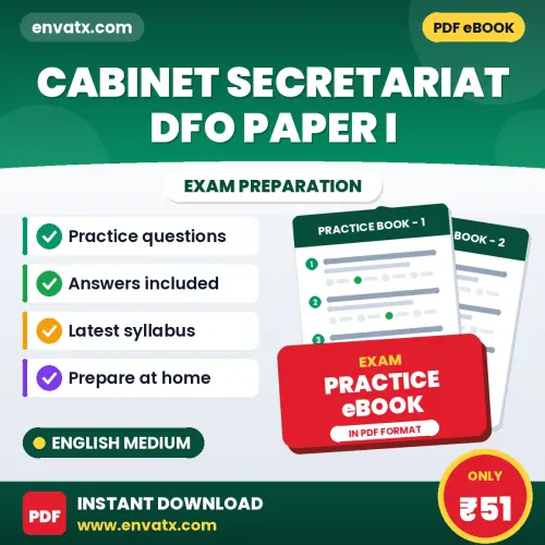 Best Digital Book for Cabinet Secretariat DFO Paper I Exam in English | Latest Syllabus-Based Practice Questions