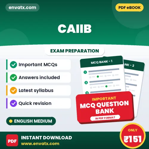 CAIIB Solved MCQ Book PDF in English – Exam-Oriented Objective Questions for Quick Revision