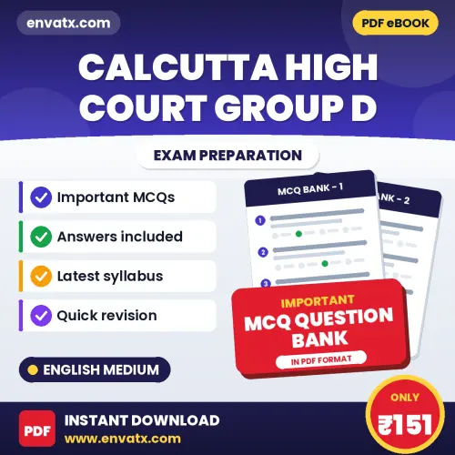 Calcutta High Court Group D Exam Objective Question Bank (English): Solved MCQs Based on the Latest Syllabus