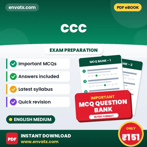 Crack CCC Exam with This MCQ Practice Book PDF in English – Instant Download