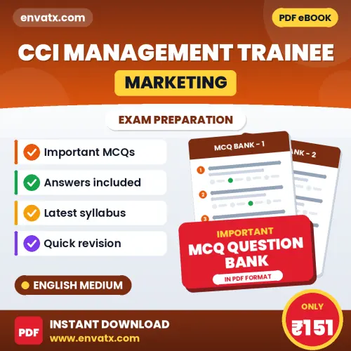 Download CCI Management Trainee (Marketing) Exam MCQ PDF in English – Important Objective Questions with Answers