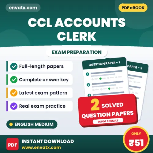 Test Your CCL Accounts Clerk Exam Preparation – 2 Solved Question Papers in PDF Format (English)