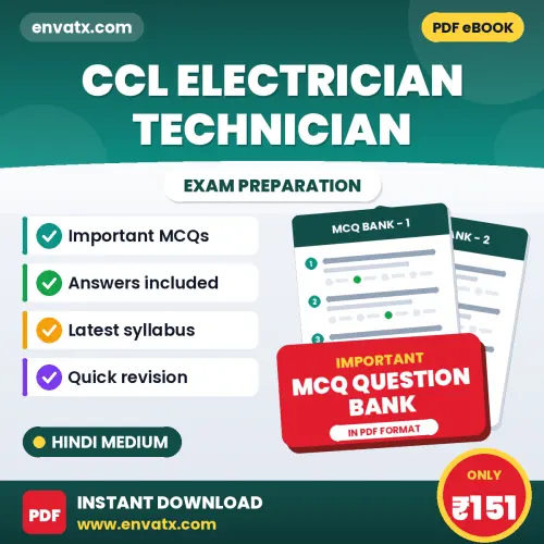 Buy CCL Electrician Technician Exam Objective Type Questions eBook in Hindi – Latest Pattern MCQ Collection