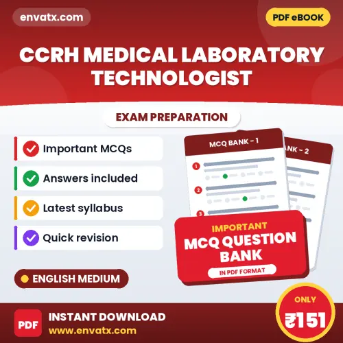 Prepare for CCRH Medical Laboratory Technologist Exam with Multiple Choice Questions & Answers PDF in English