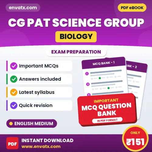Buy CG PAT Science Group (Biology) Exam Objective Type Questions eBook in English – Latest Pattern MCQ Collection