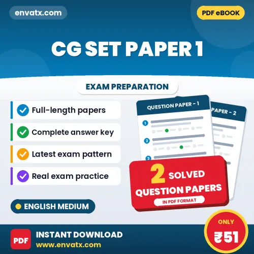 Test Your CG SET Paper 1 Exam Preparation – 2 Solved Question Papers in PDF Format (English)