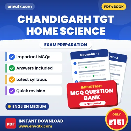 Crack Chandigarh TGT Home Science Exam with This MCQ Practice Book PDF in English – Instant Download
