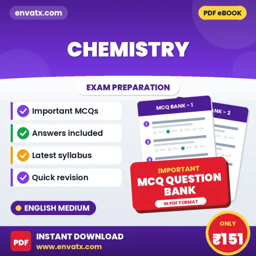 Chemistry Exam Objective Question Bank (English): Solved MCQs Based on the Latest Syllabus